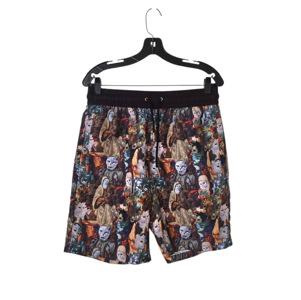 RIPNDIP‎ Nermaissance Renaissance Cat Design Lounge Shorts Size Large